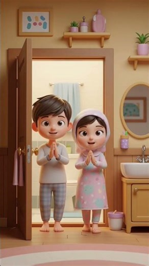 "Prayer for Entering The Bathroom" #cartoon #animation @Indahtiwi-nx4kr