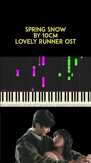 Spring Snow (봄눈) by 10CM [Lovely Runner OST] 선재 업고 튀어 OST piano cover + sheet music & lyrics