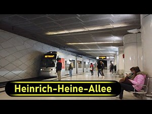 Stadtbahn Station Heinrich-Heine-Allee - Düsseldorf 🇩🇪 - Walkthrough 🚶