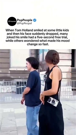 Fans joke Tom Holland’s smile had a 5-second free trial #tomholland