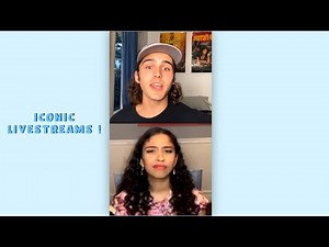 madison reyes and charlie gillespie being chaotic on live again.