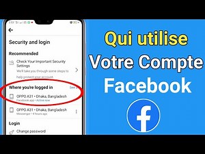 Comment vérifier mon appareil de connexion Facebook || Qui utilise mon compte Facebook