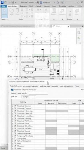 How to apply a hatch to walls in Revit