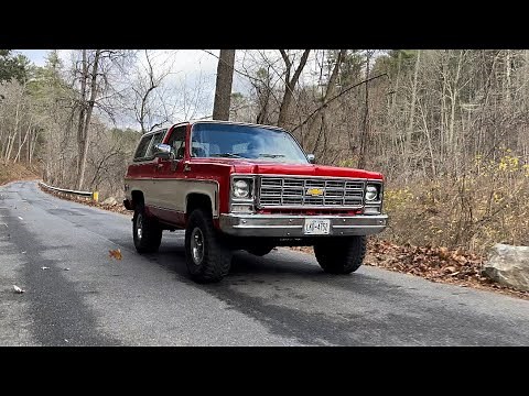 1978 Chevy K5 Blazer Auction Overview Video