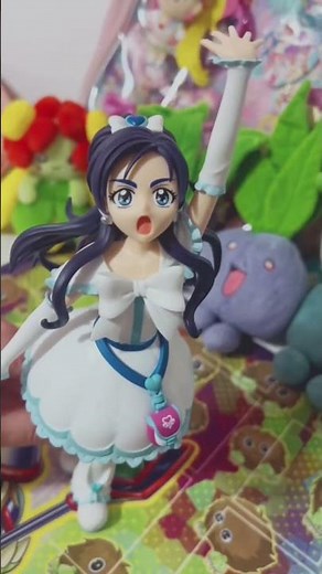 GLITTER AND GLAMOURS Cure Black & Cure White Futari Wa #precure figure unboxing