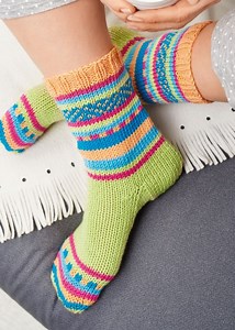 Socks On Two Needles | Knitting Patterns | Let's Knit Magazine