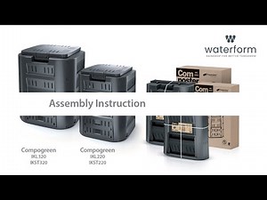 Jak zmontować kompostownik Compogreen IKST220, IKST320, IKL220, IKL320.