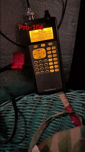 pro-106 radio Shack scanner . works great when programmed correctly....
