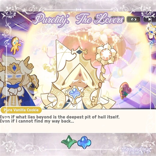 ♡ "Even if What Lies Beyond Is The Deepest Pit of HELL Itself.."🍦⚜️ #purelily #cookierunkingdom