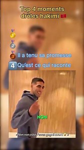 TOP 4 des moments les plus DRÔLES d'Achraf Hakimi ! 🇲🇦🔥 #football