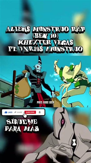 Aliens Monstruo RAP (Ben 10) || Khexter Ft. Monstruos #fypシ #fyp #parati #short #shorts #pti #viral