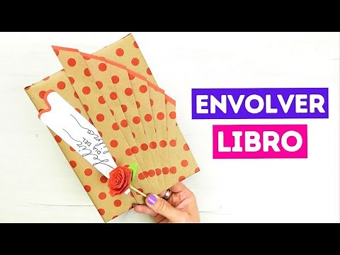 📚 Cómo envolver un LIBRO para regalo de forma original ¡Fácil!