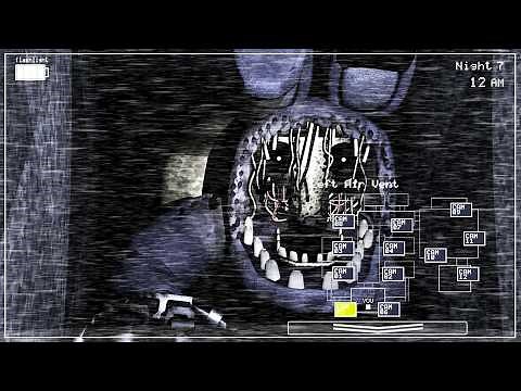 Withered Bonnie FNAF Real Time Voice Lines Animated