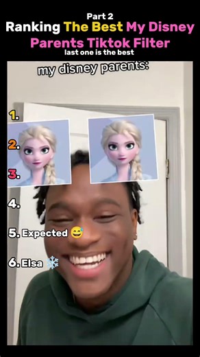 Ranking The Best My Disney Parents Tiktok Filter part 2. #shorts