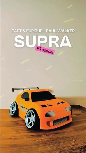 Paul Walker’s Fast & Furious Supra Toon Car | 3D Print Timelapse (Bambu H2D)
