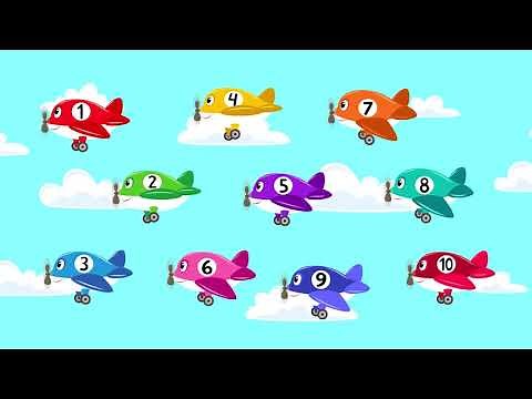 Kinderlieder - Zehn kleine Flieger - Kinderlieder deutsch - zum Mitsingen und Tanzen