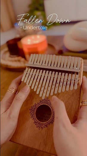 Fallen Down by Undertale 🪷 // easy kalimba tabs for beginners #kalimbatutorial
