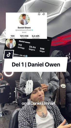 Del 1 | @Daniel Owen om nyeste singel & følgerne #barbershop #fyp #musik #artist #barber
