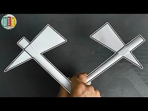 DIY-How to Make a Cool TOMAHawk from A4 Paper 🪓 | Easy DIY Paper Tomahawk