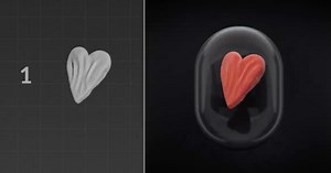 Fully Procedural Morphing Setup Made With Houdini & Blender