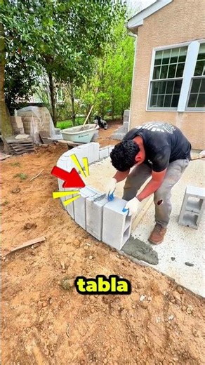 The simplest trick to make a perfect circular wall 🧱💡