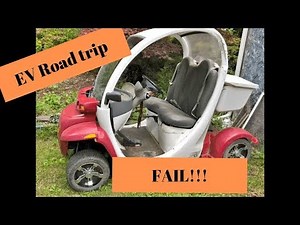 I bought a GEM car, then crap hit the fan. (EV Road Trip Fail)