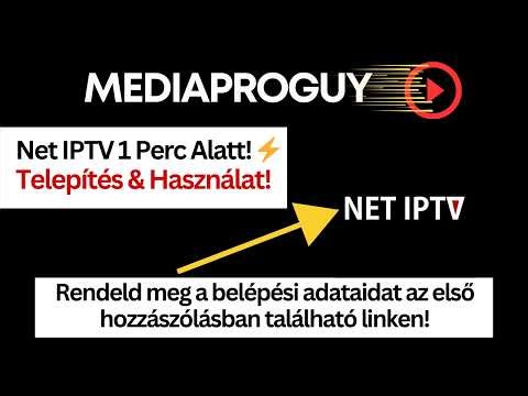 Net IPTV telepítése Smart TV-re – Csak 1 perc! (2026)