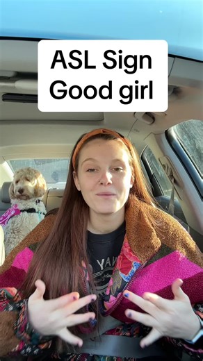 Good girl #signlanguage #learning #americansignlanguage #ASL #disabili...