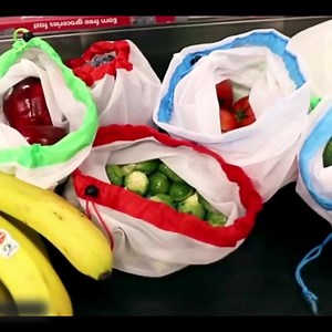 Replace hundreds of plastic bags used in grocery shopping with these reusable produce bags 🌎 Make an impact 👉👉 http://bit.ly/322u031 | Outdoors Tribe