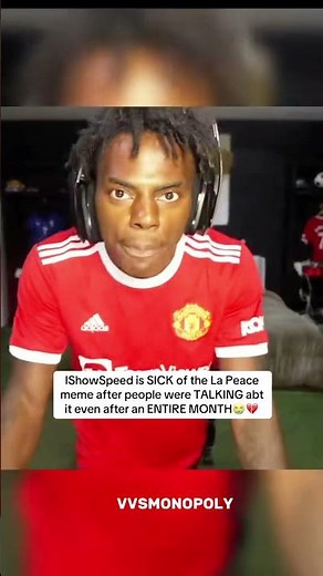 IShowSpeed Is SICK Of The La Peace Meme After People Were TALKING Abt It Even After An ENTIRE MONTH😭