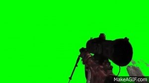 Green Screen MLG MW 2 Quick Scope GUN ANIMATION on Make a GIF