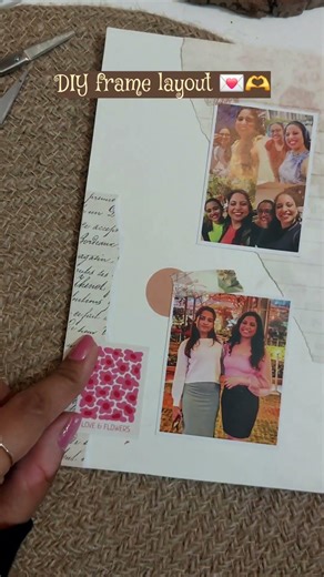 #diyframes layout 🩷 #handmade #diy #frame