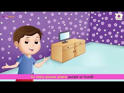 Colours All Around - Rhyme For Kids | Junior KG Rhymes | Periwinkle
