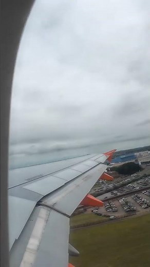 Easyjet Taking Off At Luton Airport