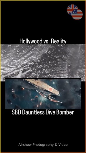 ✈️ Actual footage of Douglas SBD Dauntless dive bombing attack against IJN warships vs the 2019 film Midway attack on Akagi Its actually pretty close to #USNavy #spitfire #ww2 #warbirds | Warbird Fanpage