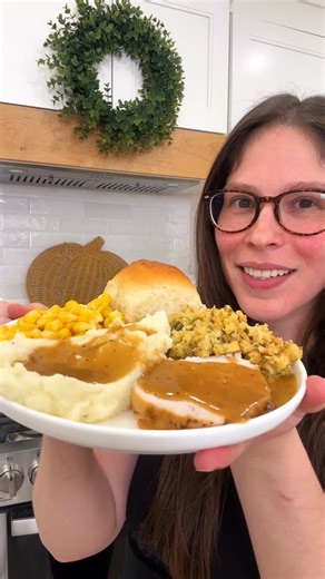 If you see a butterball boneless turkey breast roast at your local store, BUY one, or even two so you have one for later to make my slow cooker boneless turkey breast with gravy and serve with all your favorite thanksgiving side dishes!! #slowcookerrecipe #crockpotrecipes #butterballturkey #thanksgivingrecipes | Courtney's Sweets