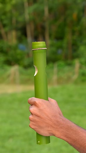 DIY Slingshots Using Single Balloon and Green Bamboo | Bamboo Craft