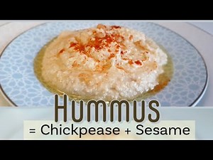 How to Make Hummus thats better than stores | in 5 minutes | with Sesame Seeds