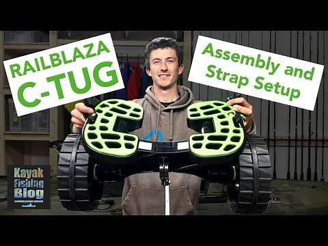 Railblaza C-Tug Kayak Trolley - Assembly and Strap Setup