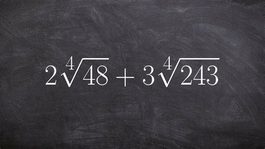 Adding the fourth root of two numbers and simplifying the expression