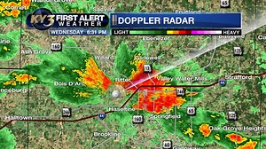 A strong thunderstorm is located over north Springfield. This storm is headed towards Willard. Hail and heavy flooding rain have been reported. | KY3 Weather