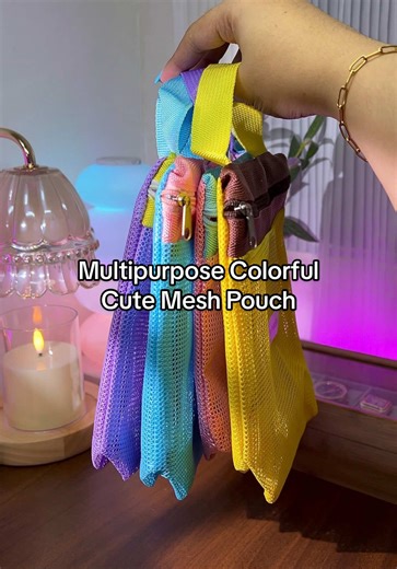 Multipurpose Cute Mesh Pouch for Everyday Use