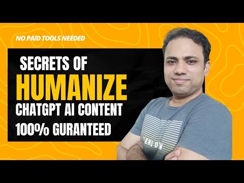 How to Humanize ChatGPT Content No Paid Tools Needed!