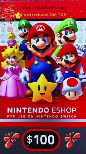 Free Nintendo Eshop Gift Card Codes #nintendo #nintendoswitch
