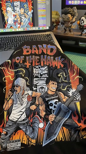 Band of The Hawk RabbleGOD T-shirt Now Available