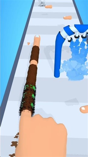 Dirty Finger Runner 3D Funny Game 😆😂 Lvl.20 #funny #games