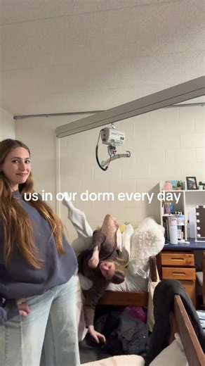 our room is cooler than yours @Maddie #college #dorm #roomate #foryoupage #fyp