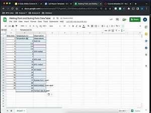 How to Make a Data Table in Google Sheets
