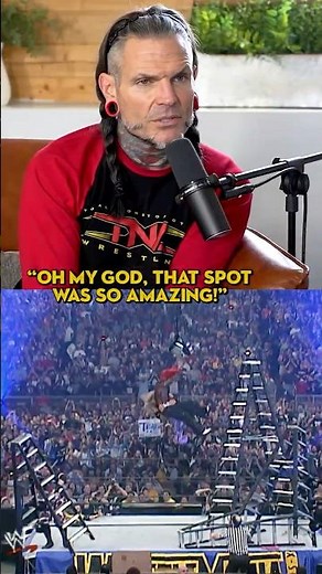 Jeff Hardy On Edge’s Spear Off The Ladder At WrestleMania 17