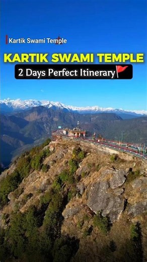 Don't make this mistake on Kartik Swami Temple 🛑🚫 #shorts #kartikswamitemple #travel #itinerary